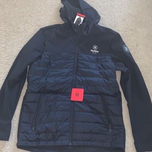 Hurley, black, Men’s windproof jacket